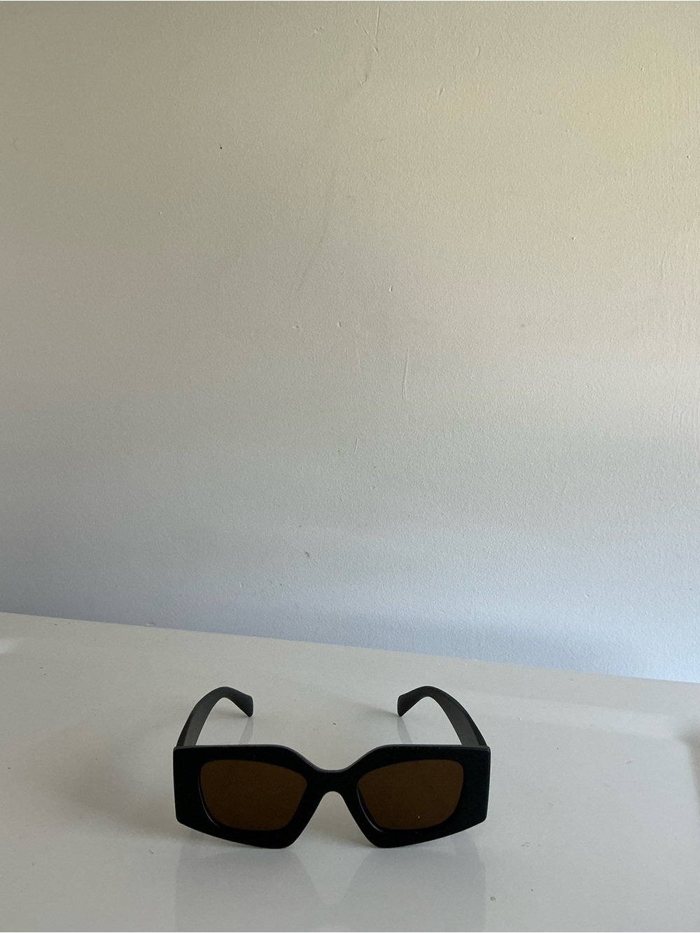 Black Rectangular Women’s Sunglasses - Classic Style